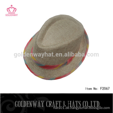 Cremefarbenen indiana jones fedora hat / fedora scherzt hutgroßverkauf